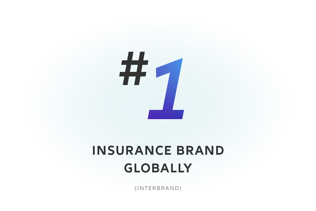 #1 Insurance Brand Globally (Interbrand)
